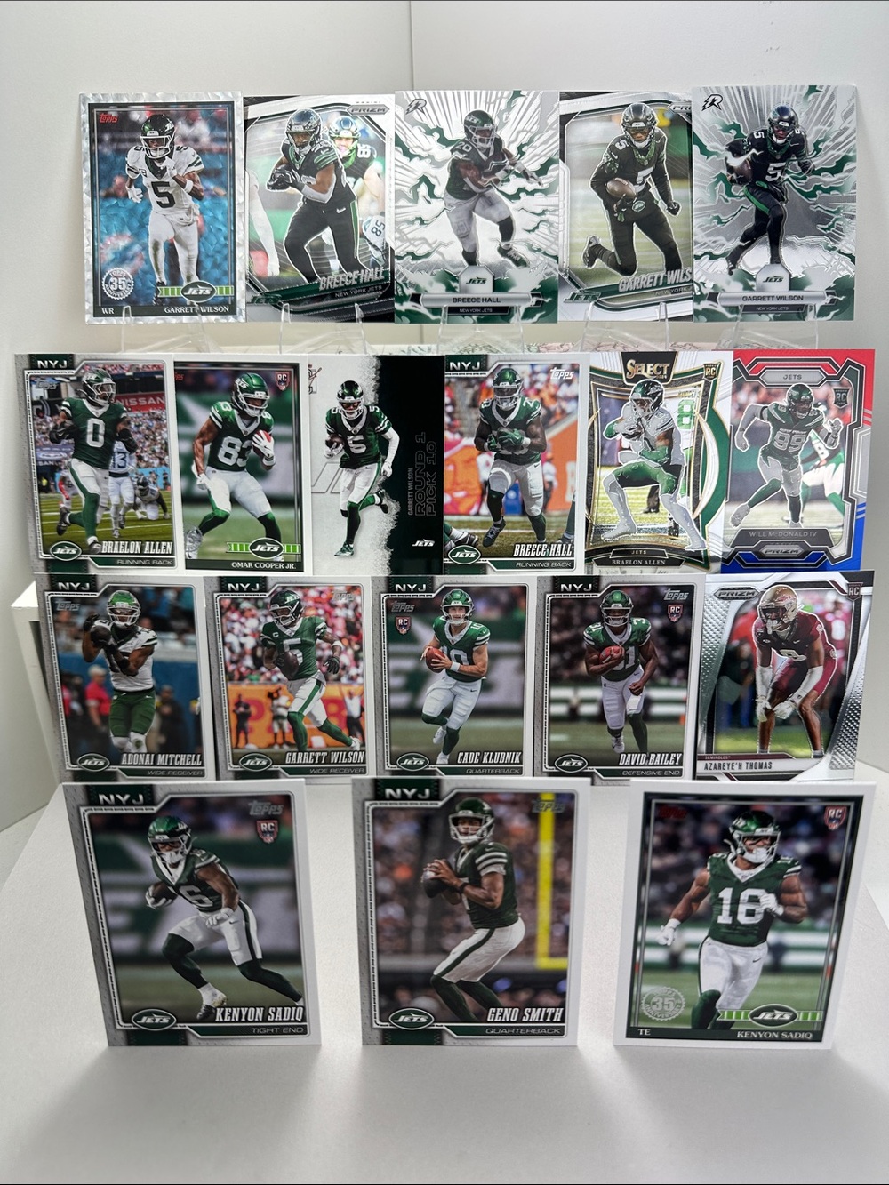 Kenyon Sadiq Jets Rookies + Garrett Wilson/Breece Hall/Geno Smith/Allen/Cooper